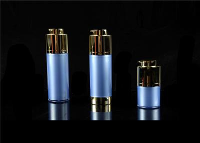 A loção plástica da senhora Cosmético Garrafa Série 30ml 50ml 80ml 100ml engarrafa o frasco redondo acrílico da loção da cara