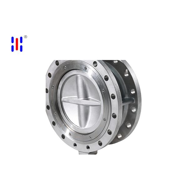 Titanium Gr2 Triple Eccentric Butterfly Valves PN16 DN350 Wafer Type