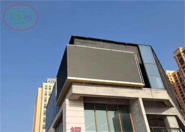 Écran fixe de l'intense luminosité P 6 extérieurs polychromes LED monté sur le mur pour la publicité