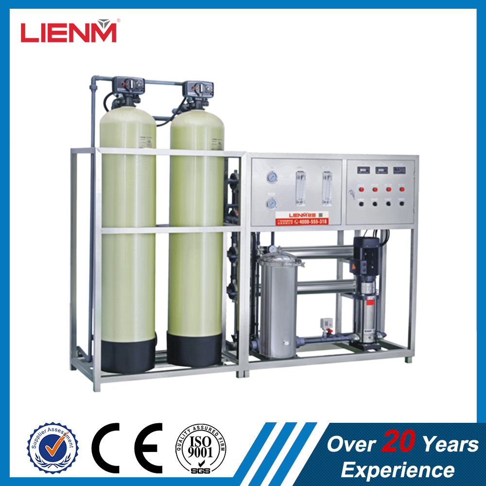 1000L, 2000L 3000L, 5000L Automatic glass fiber reverse osmosis water treatment with soft filter