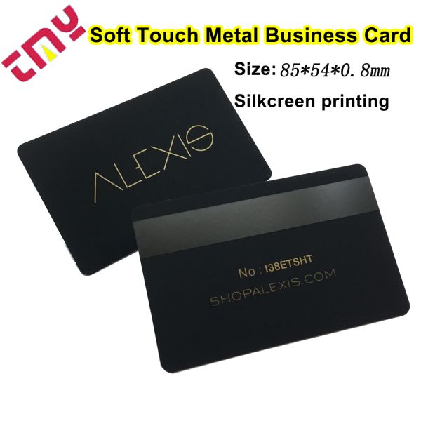 Professional Custom Design Soft Touch Business Card With Box