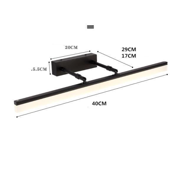 Modern Led Mirror Light 12W AC90-260V Wall Mounted Industrial Wall Lamp(WH-MR-30)