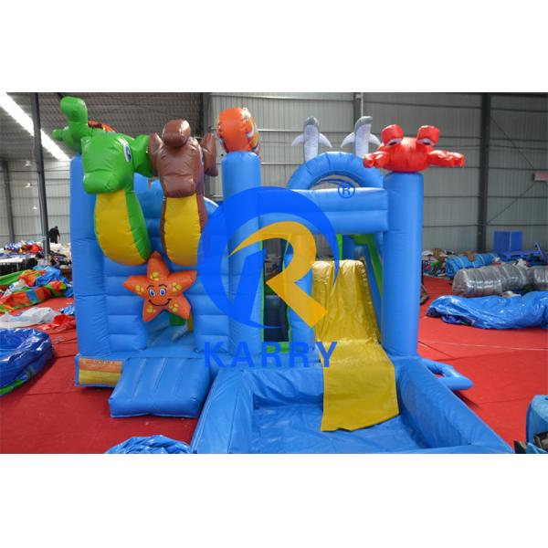 2024 16ft Jumping Inflatable Castle Slide Combo with Pool/Inflatable Bouncer Castle