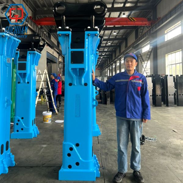 MSB MS700H Hydraulic Breaker | Box Type Soundproof Rock Breaker for 25-35 Ton Excavator