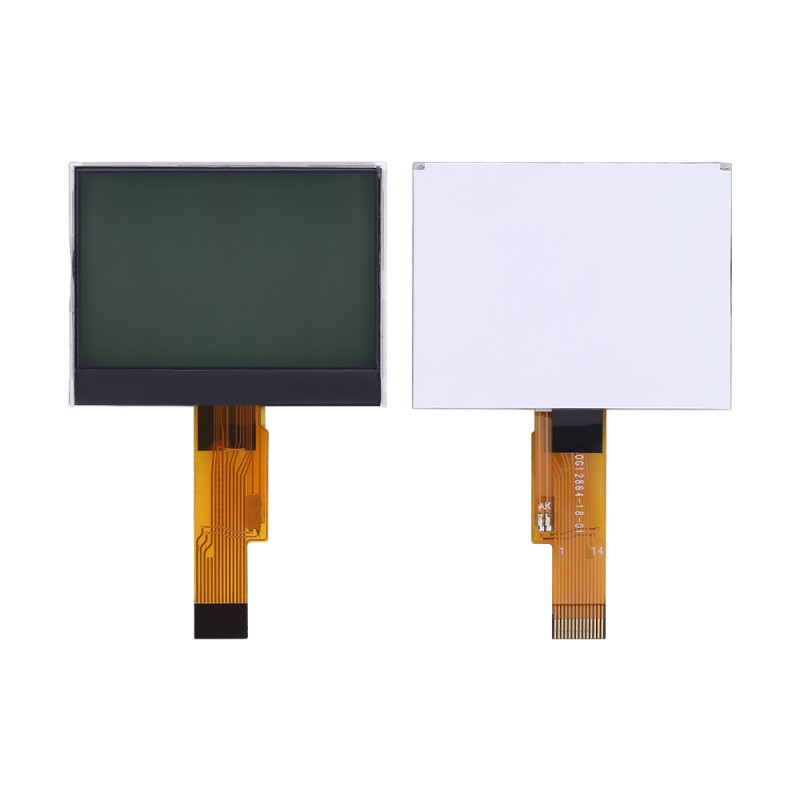 COG12864-18-01 Gray Film 14 Pin FSTN Material COG Matrix LCD Screen 128*64 ST7567A