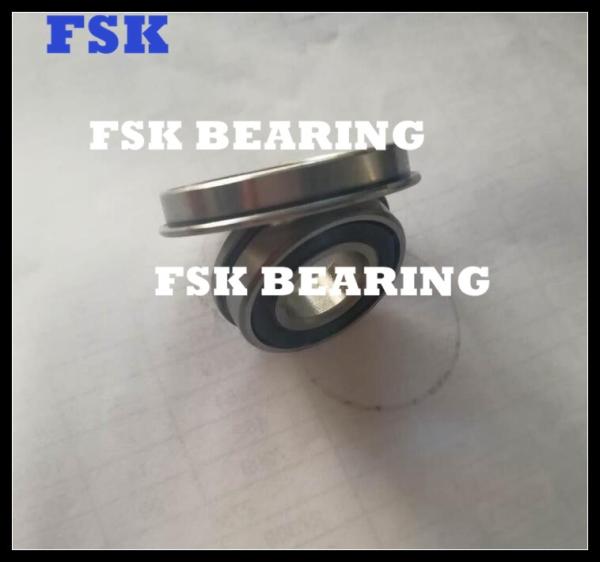 F603ZZ F6901ZZ Flange Miniature Ball Bearing Chrome Steel / Stainless Steel / Carbon Steel