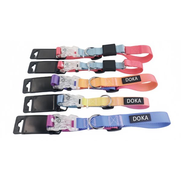 Collier en nylon durable réglable confortable élégant pour chiens et chats