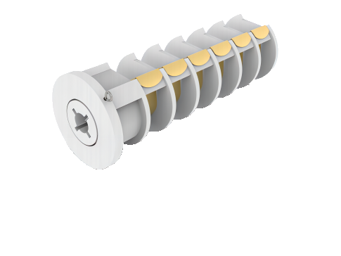 A38mm Manual Cordless Spring System for Zebra Blinds with Flat Steel Spring