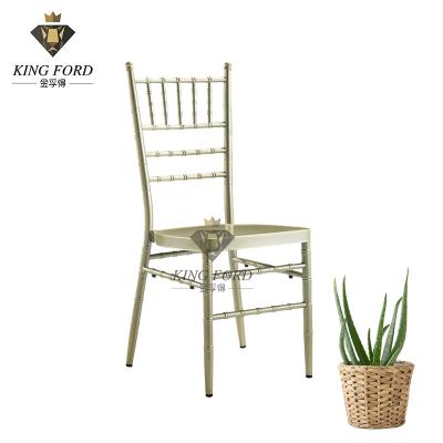 1.2mm Tube Iron Aluminum Modern Wedding Banquet Event Chiavari Chair