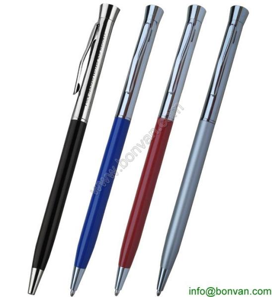 Four season promotional gift printed metal hotel pen