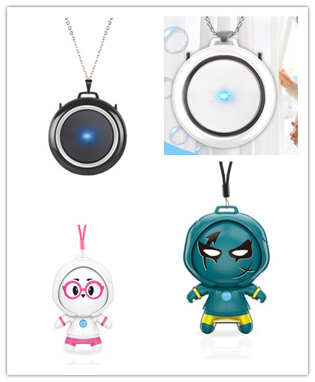 Household PM2.5 Air Purifier Neck Hanging 60 Million/Cm3 Negative Ion Haze Removal