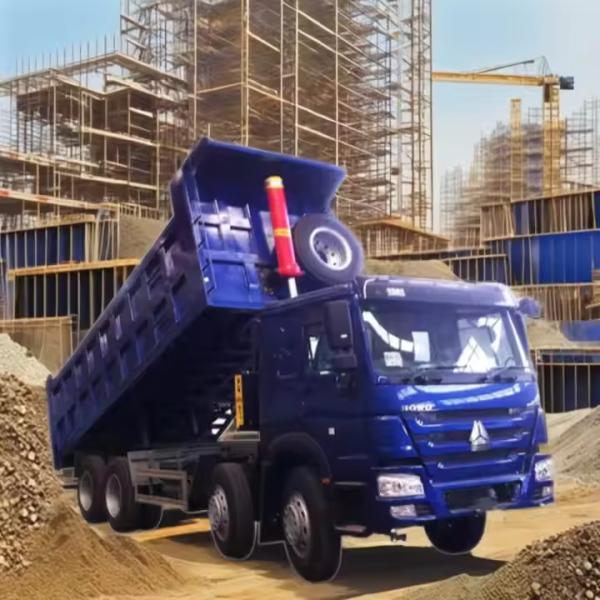 SINOTRUK HOWO 380HP Euro II With Oil Bathing System 8X4 TIPPER TRUCK