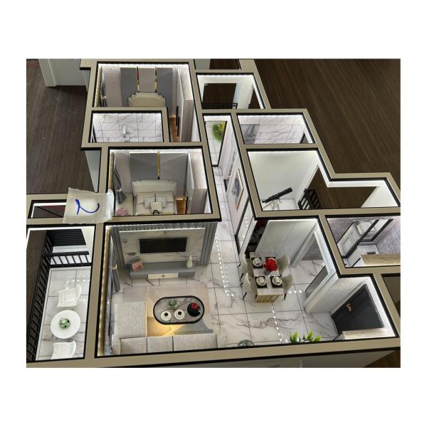LED Lighting Architectural Interior Model 1:25 House Interior Design Model