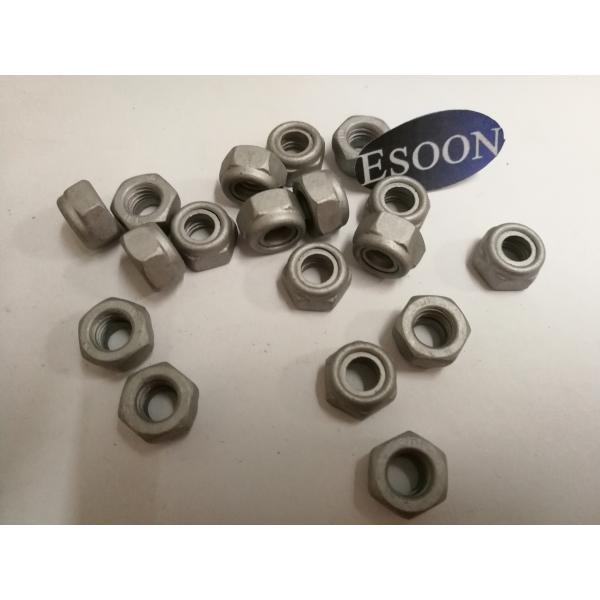 M8-1.0/M8-1.25 DIN 985 Class 8 Zinc Finish Steel Nylon Insert Lock Nut