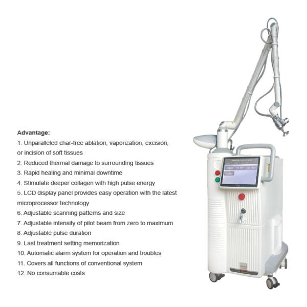 Germany Fractional CO2 Laser Skin Resurfacing Lattice Laser Skin Beauty Machine