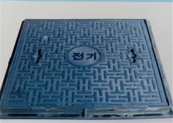 C250 EN124 Square Drain Grate Anti Theft Casting Manhole Cover For Sewer