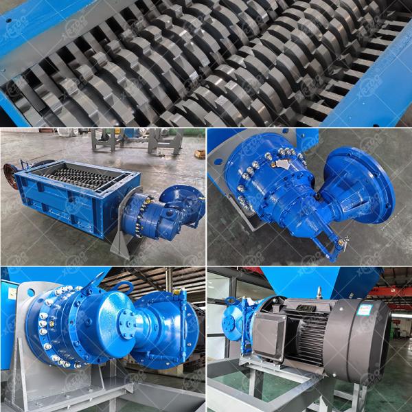 MSW Shredder Garbage Crusher Solid Waste Shredder Waste To Energy Machine RDF/SRF Plant