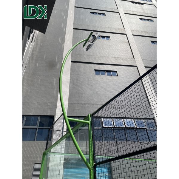 Terrains de padel panoramiques Pro à 360 degrés en verre trempé de 12 mm, standard de compétition en extérieur