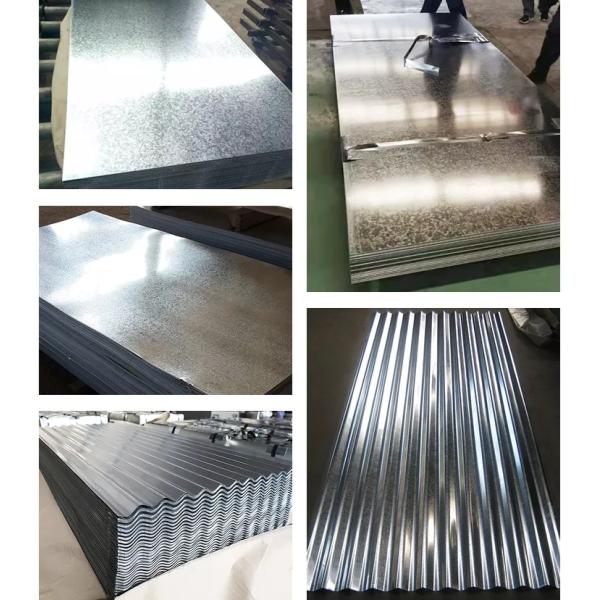 HDG Hot Dip Galvanized Sheet Cold Rolled Mild Steel GI SECC PPGI DX51 12m