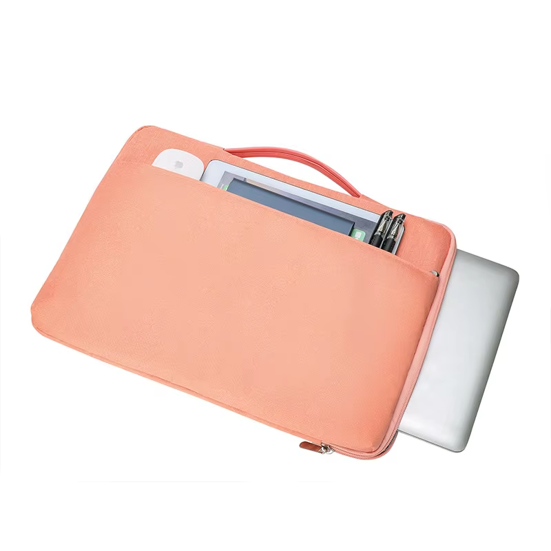 Handheld 13inch/14inch/15.6inch Women's Laptop Briefcase Bag PU Material Protective Sleeve Case Compatible with Apple Tablet Wholesale OEM/ODM/Private Label