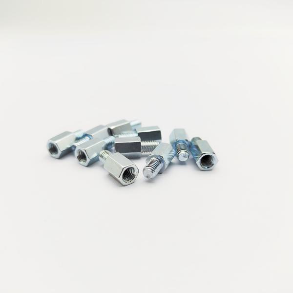 M4 Hex Standoff tornillo de acero inoxidable de 8 mm azul zincado