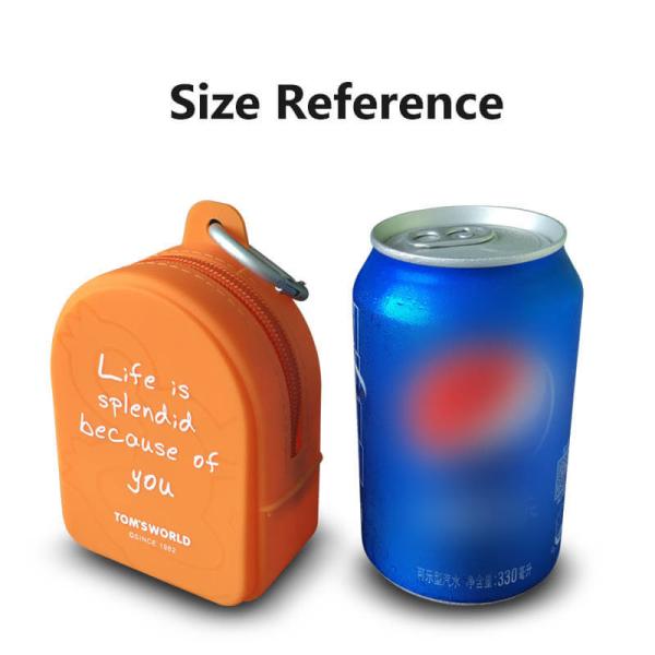 Рюкзака сумки хранения макияжа силикона перемещения сплошного цвета моды бумажник силикона нул портативного водоустойчивый