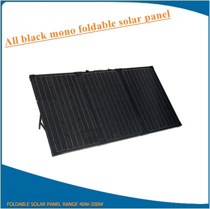 Quality approved, best price 2f mono-crystalline silicon foldable solar panels 80w - 100w for hot selling