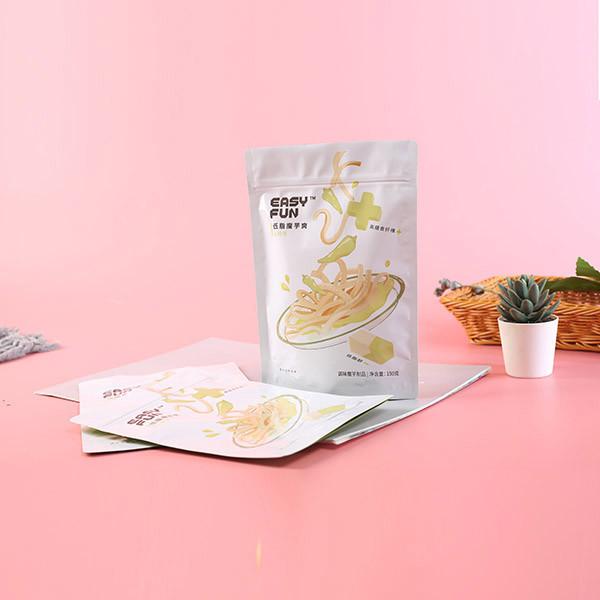 Resealable Aluminum Foil Zipper 40mic Stand Up Resealable Bags For Food Packaging