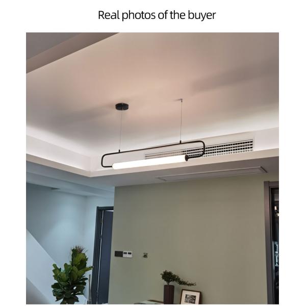 Modern Restaurant Chandelier Minimalist Bar Restaurant Indoor Rectangular  Chandelier(WH-MI-406)