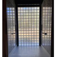 Blocos de cristal mosaico azulejo decoração parede divisória vidro sólido tijolo parede cortina