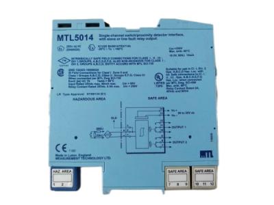 MTL5014 NAMUR Proximity Detector Interface for Hazardous Areas