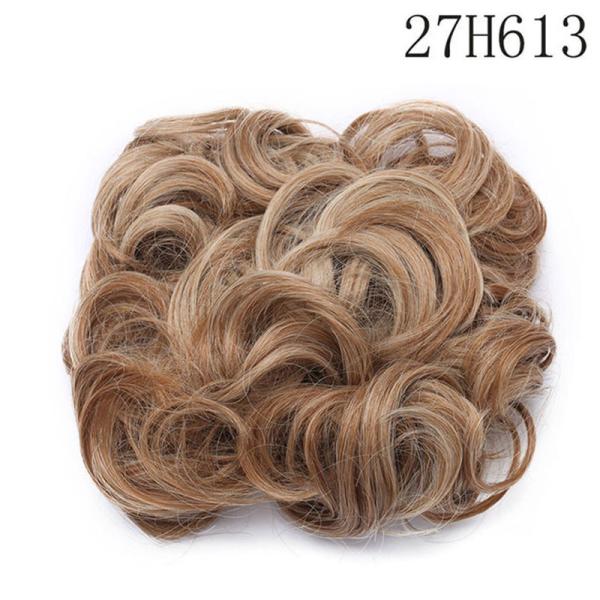 High Temperature Fiber Synthetic Chignon Hair Extensions with Heat Resistant Advantage