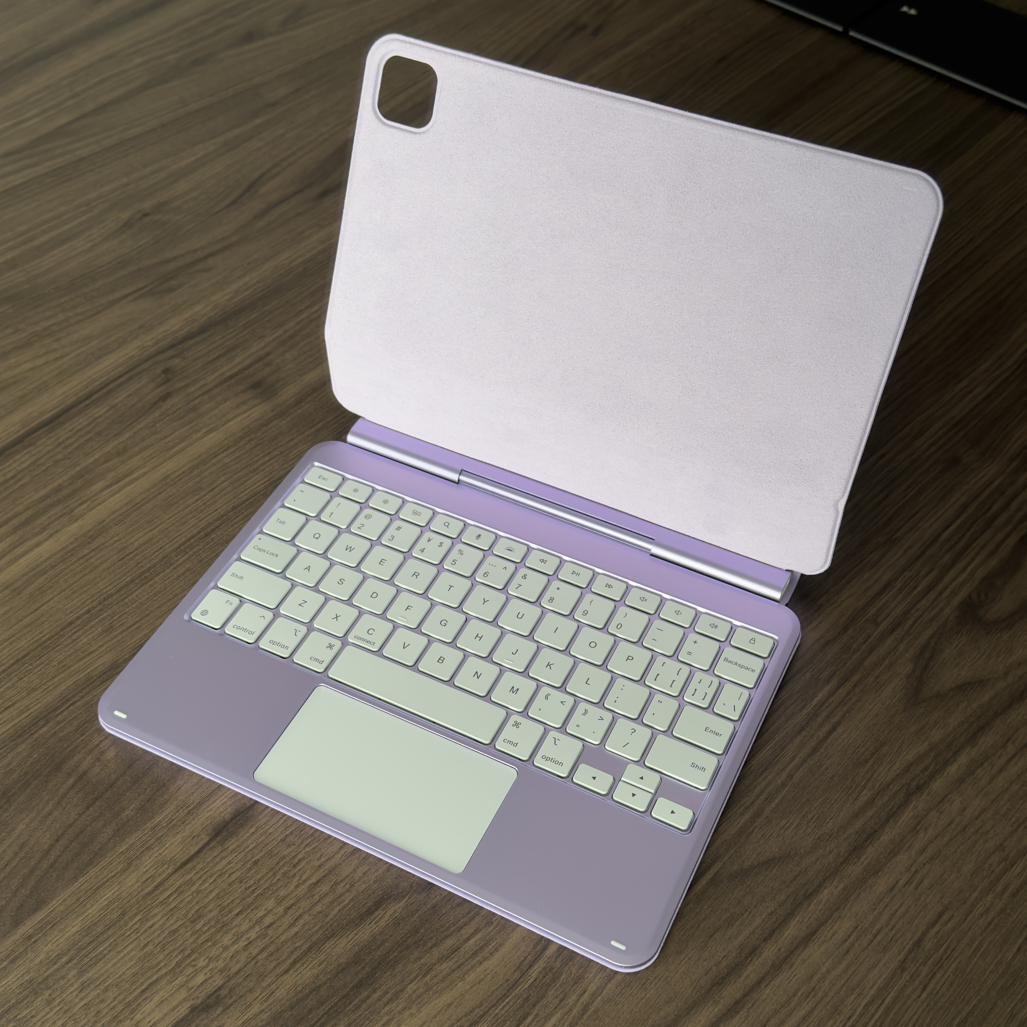 High Quality Aluminum Alloy Scissor RGB Backlit New Magnetic Adsorption Wireless Keyboard Case for iPad Pro(2025)13