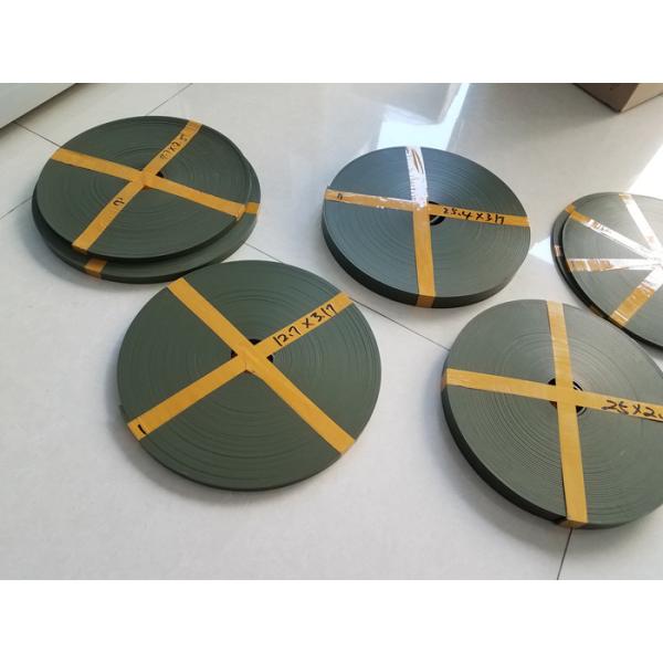 0.8mm Thickness 60%PTFE+40%Bronze Industrial Rubber Sheet PTFE Guide Tape with 15m/s Working Speed