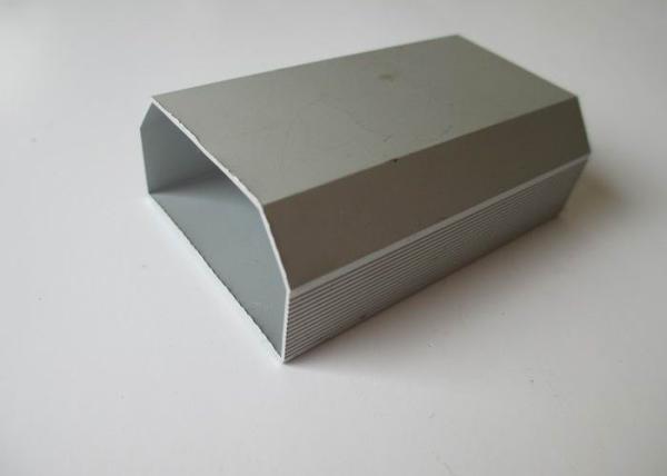 Silver Extruded Aluminum Window Channel , aluminum extrusions shapes For Pisposable Scaleplate