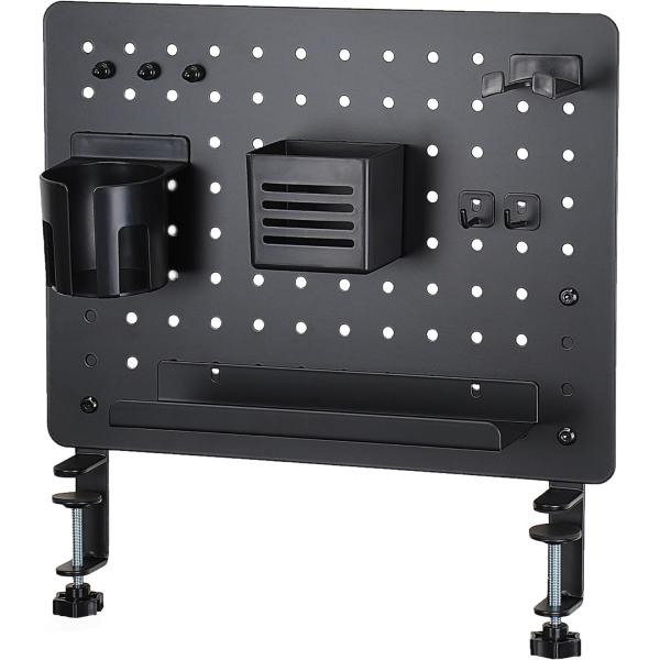 鉄鋼工場 繊維型 メタルペグボード ゲームオーガナイザー 43cm デスクまたは壁収納用