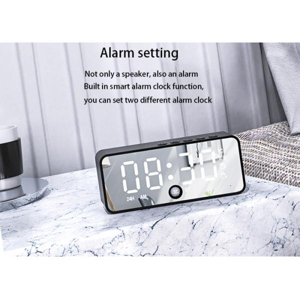 IPX4 Wireless 5.0 Bluetooth Speaker With LED Display Alarm Clock