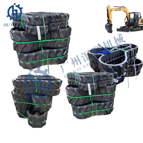 Excavator Undercarriage Rubber Track For 406x152.4x53 550x90x56 320x86bx49 400x86x50 250*52.5*76N 180*72*40 230*96*35