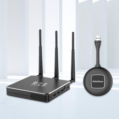 Transmissor sem fio BYOD Presenation sem fio das telas duplas 4K HDMI para a sala de reunião