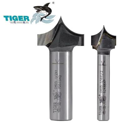 1/2/1/4 Shank  0405 Cnc Machion Tools Carbide Door Panel Ovolo Carving Bit  Pointed Roundover Router Bit tiger Cnc Router Bit