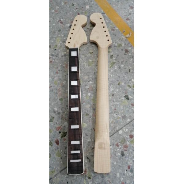 Custom Grand Paddle Guitar Headstock Unfinished Roasted Maple ST Guitar Neck Electric Acoustic Guitar Accept Kinds OEM