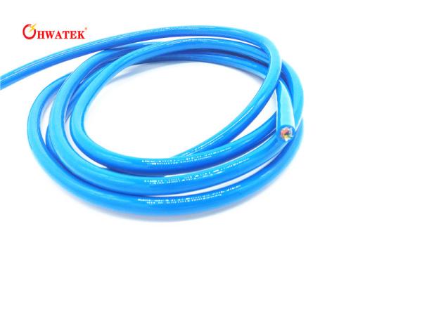 High Voltage Flexible Power Cable , Flex Electrical Cable 36 AWG MIN Halogen Free