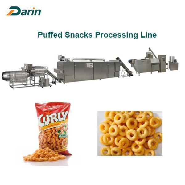 Snack Food Puffed Corn Snacks Extruder Machine