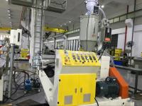 Máquina da extrusão da tubulação do difusor do PC das cores de AF-55 &45 dois para o cliente indiano
