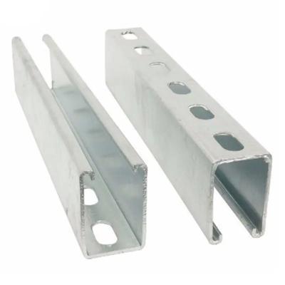 Anodizing Galvanized Unistrut Channel Lipped Aluminum Strut Channel Slotted