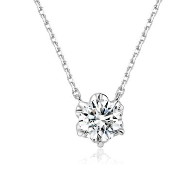 Estilo de Moda 18k Ouro de laboratório Diamantado Pendente individualidade Pendente Branco Jóias Diamantadas Forma Especial Pendente