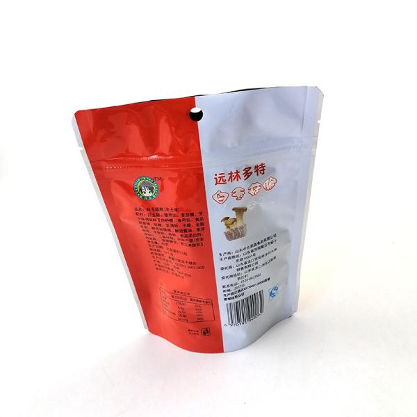 Plastic Zipper Packaging Custom Printing Stand Up Pouch Recyclable Eco Friendly