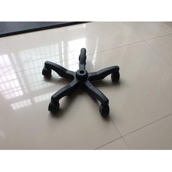 Medical Infusion Stand Bottom Base Iv Carts Medical , Black IV Pole Parts