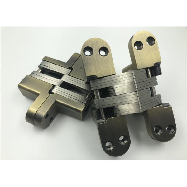 Épaisseur cachée réglable résistante des charnières 40Mm de finition en laiton antique