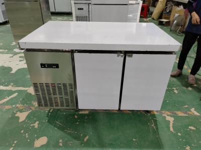 Equipamento de refrigeração comercial sob bancão de trabalho Refrigerador de mesa de trabalho de aço inoxidável